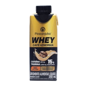 Bebida Láctea C/ Whey 15G Sabor Café Zero Lactose 250ml Piracanjuba