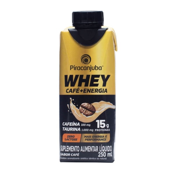 Bebida Láctea C/ Whey 15G Sabor Café Zero Lactose 250ml Piracanjuba