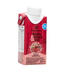 Bebida Láctea com cereais Zero Açúcar sabor Frutas Vermelhas 200ml - Piracanjuba