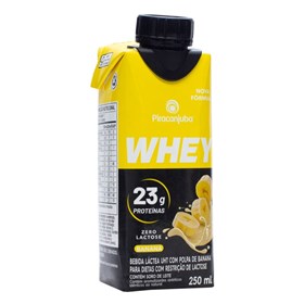 Bebida Láctea com Whey sabor Banana Zero Lactose 250ml - Piracanjuba
