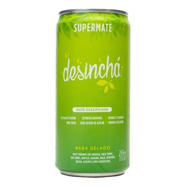 Bebida Pronta Supermate Gaseificada Lata 269ml Desinchá