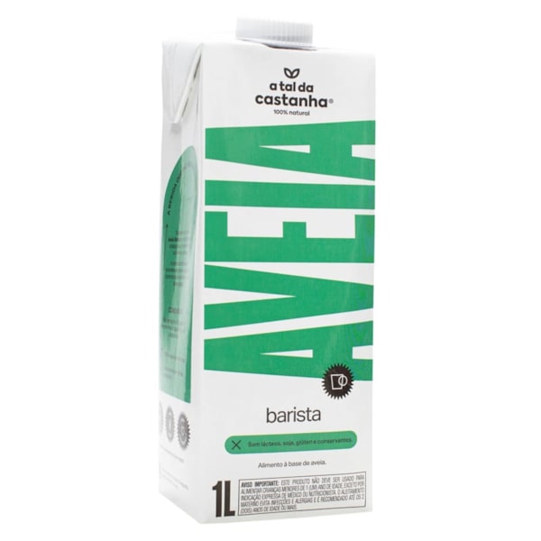 Bebida Vegetal De Aveia Barista 1L A Tal Da Castanha