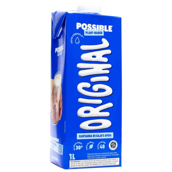 Bebida Vegetal de Castanha de Caju Original 1l Possible