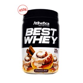 Best Whey Protein Sabor Cinnamon Roll 450g Atlhetica Nutrition