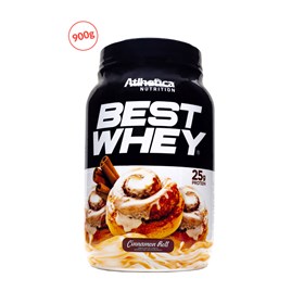 Best Whey Protein Sabor Cinnamon Roll 900g Atlhetica Nutrition