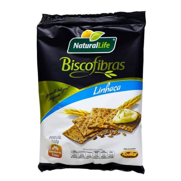 Biscofibras De Linhaca 150g Natural Life