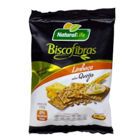 Biscofibras De Linhaca E Queijo 150g Natural Life