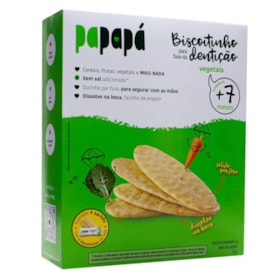 Biscoitinhos Para A Fase Da Dentição Vegetais 36g Papapá