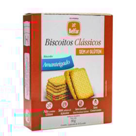 Biscoito Amanteigado Belfar Sem Glúten 86g Olvebra Biscoito Amanteigado Belfar Sem Glúten 86g Olvebra