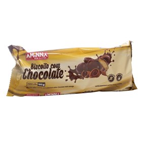 Biscoito c/ Chocolate s/ Glúten 100g - Aminna