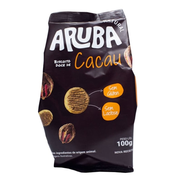 Biscoito Cacau 100g - Aruba