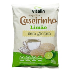 Biscoito Caseirinho Sequilho Sabor Limão 100g Vitalin