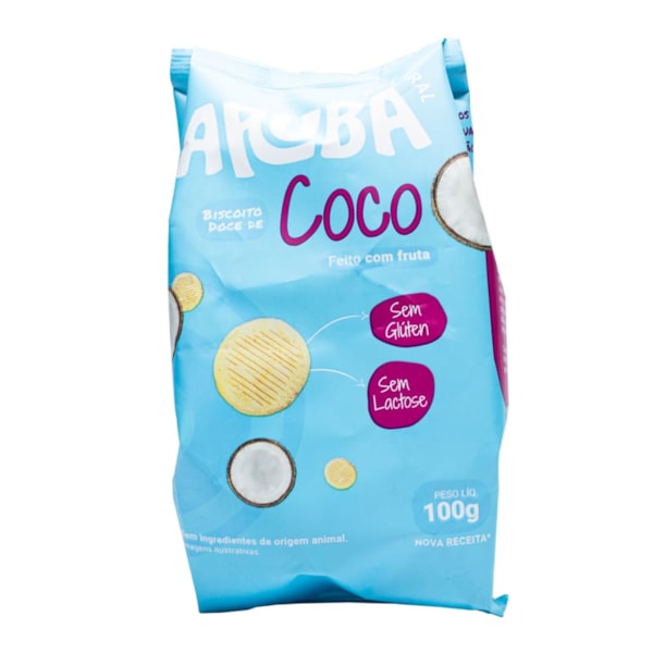 Biscoito Coco 100g - Aruba