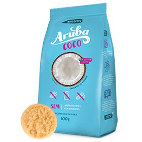 Biscoito Coco 100g - Aruba