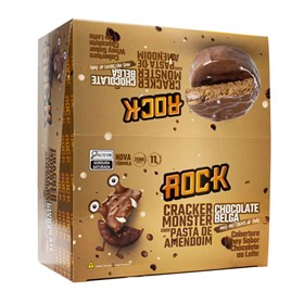 Biscoito Cracker Sabor Chocolate Belga Display 12X55g Rock