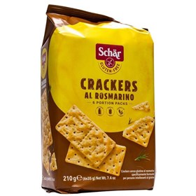 Biscoito crackers al rosmarino com alecrim s/ glúten e lactose 210g Schär