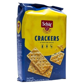Biscoito crackers s/ glúten e lactose 210g Schär