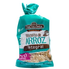 Biscoito De Arroz Integral S/ Glúten 95g Dacolonia