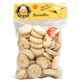 Biscoito De Baunilha S/ Glúten 200g Biscoitos Da Bisa