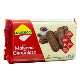 Biscoito De Maisena Sabor Chocolate S/ Açucar S/ Lactose 115g Lowçucar