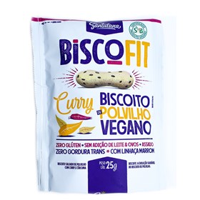 Biscoito de Polvilho BISCOFIT Vegano sabor Curry 25g - Santulana