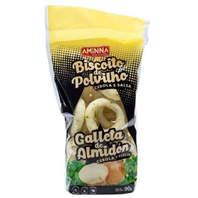 Biscoito De Polvilho C/ Cebola E Salsa S/ Glúten 90g Aminna