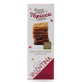 Biscoito de Tapioca Integral s/ Gluten 44g - Casa Valentina