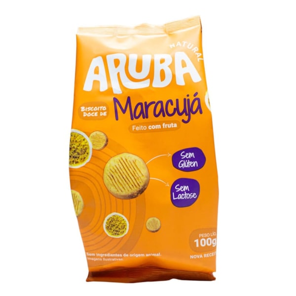 Biscoito Maracujá 100g - Aruba