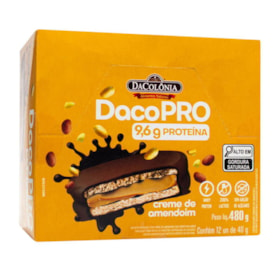 Biscoito Recheado Com Creme De Amendoim Display 12X40g DaColônia