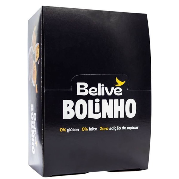 Bolinho sabor Double Chocolate Zero Açúcar, Lactose E Glúten 10x40g Belive