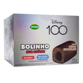 Bolinho Sabor Duplo Chocolate Disney S/ Glúten Display 12X35g Vitao