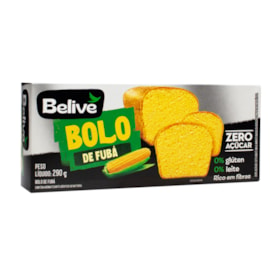 Bolo De Fubá Sem Glúten 290g Belive