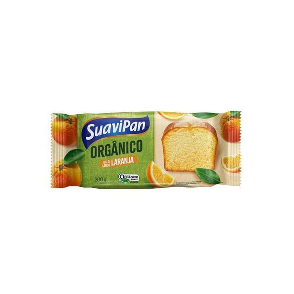 Bolo De Laranja Orgânico 200g Suavipan