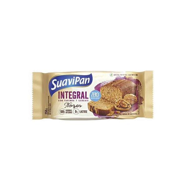 Bolo De Nozes Integral Zero Açúcar 250g Suavipan