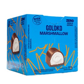 Bombom de Marshmallow Zero Açúcar Display 18x13,5G Goldko
