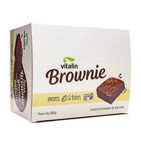 Brownie Chocolate Integral Display 8X35g Vitalin