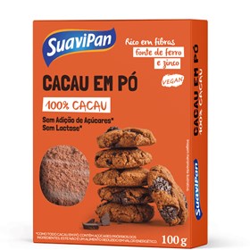 Cacau 100% Em Pó Zero 100g Suavipan