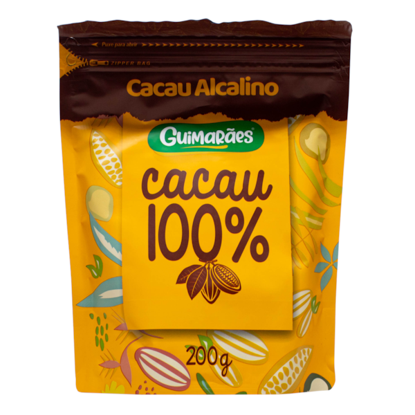 Cacau Em Pó Alcalino 100% 200g Guimarães