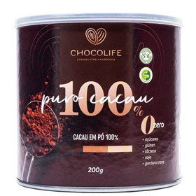 Cacau Puro 100% 200g Chocolife