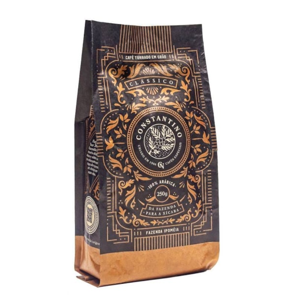 Café Especial 100% Arábica Torrado Em Grãos 250g Constantino