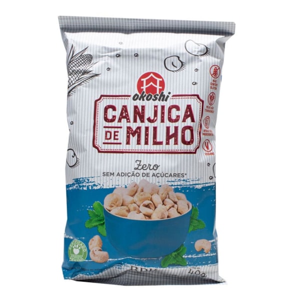 Canjica De Milho Zero Açúcar 40g Okoshi