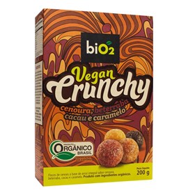 Cereal Matinal Orgânico Vegan Crunchy Sabor Cenoura, Beterraba, Cacau E Caramelo 200g Bio2