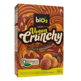 Cereal Matinal Orgânico Vegan Crunchy Sabor Cenoura, Beterraba, Cacau E Caramelo 200g Bio2