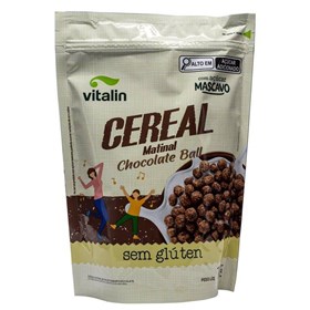 Cereal Matinal Sabor Chocolate Ball S/Glúten 180g Vitalin