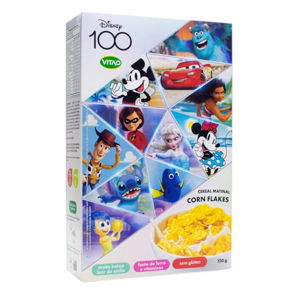 Cereal Natural Sem Glúten Disney 150G Vitao