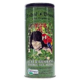 Chá Açaí Com Guaraná Orgânico Lata C/ 30 Sachês De 1,8g Tribal Brasil