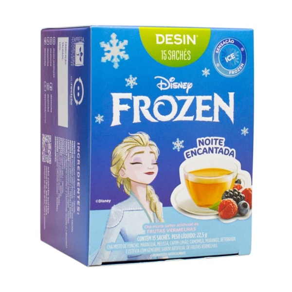 Chá Disney Frozen C/ 10 Sachês Desinchá