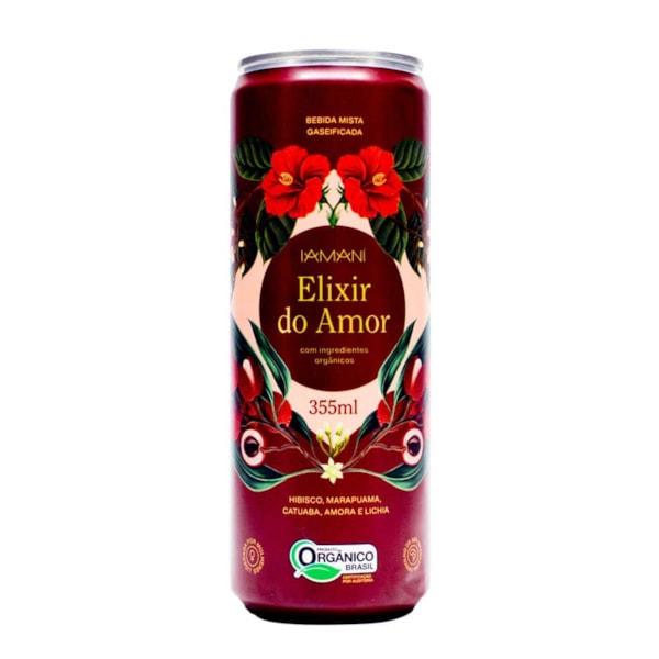 Chá Gaseificado Elixir Do Amor Lata 355ml Iamaní