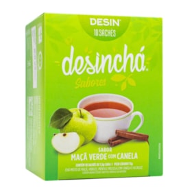 Chá Maçã Verde Com Canela C/ 10 Sachês Desinchá