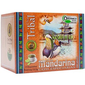 Chá Mandarina Com Especiarias Orgânico C/ 15 Sachês De 1,5g Tribal Brasil